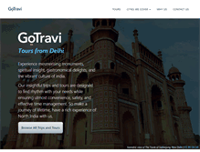 Tablet Screenshot of gotravi.com